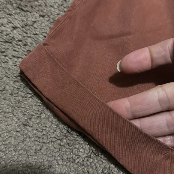 Universal Thread Lyocell Pull On Shorts-Sz M-Rusty Brick Color-Pockets-EUC - Picture 5 of 13